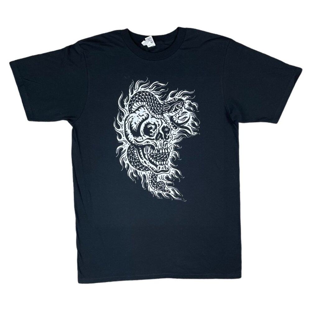 Cool Snake Skull T Shirt